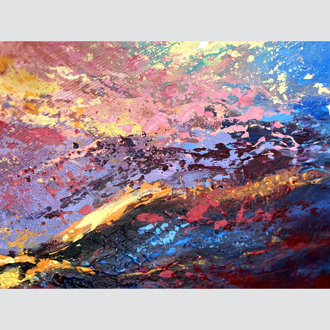 Twin Flames - Original Abstract Painting - Image 3