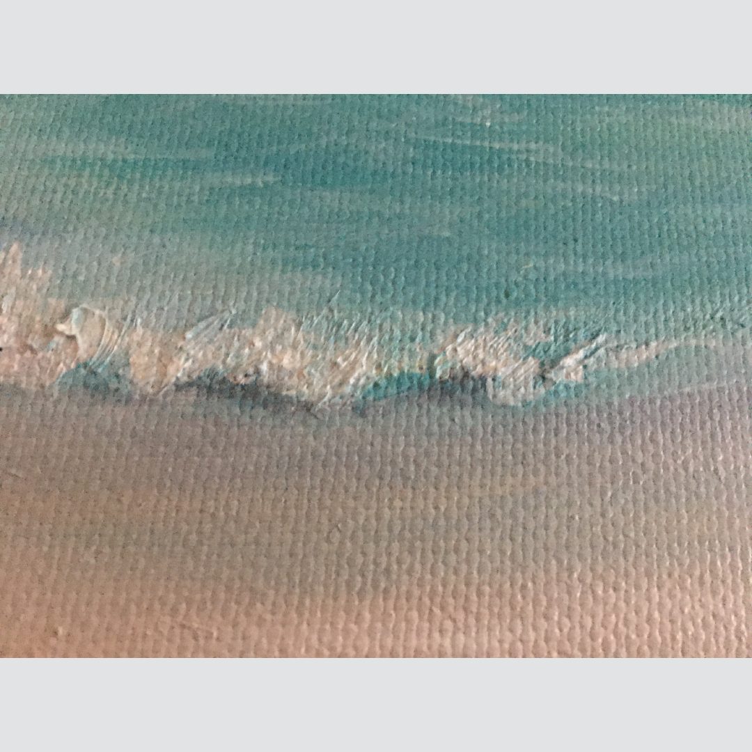 Dreaming of Saona - Original Acrylic Painting - Image 4