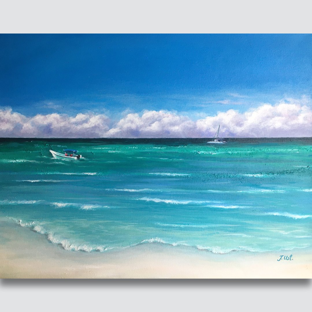 Dreaming of Saona - Original Acrylic Painting
