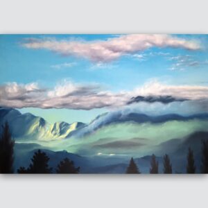 Cloudscape, original painting