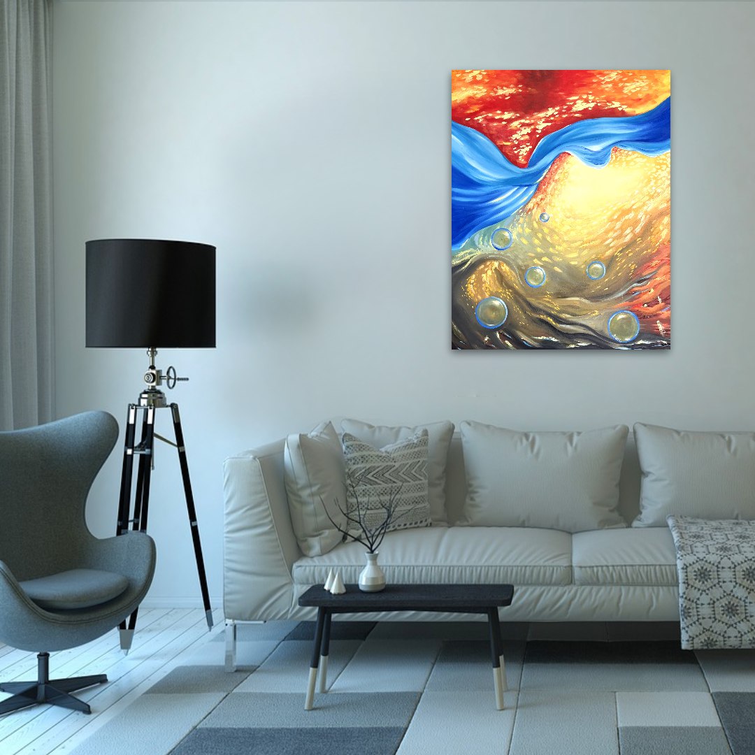 Internal Flight - Original Abstract Painting - Image 6