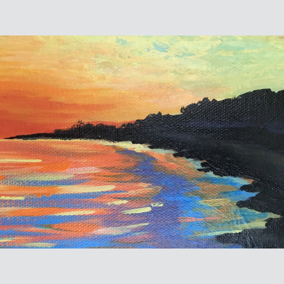 Magical Sunset, original painting