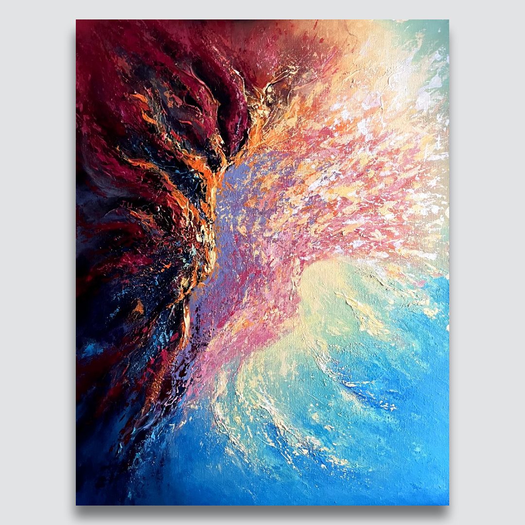 Twin Flames, original painting