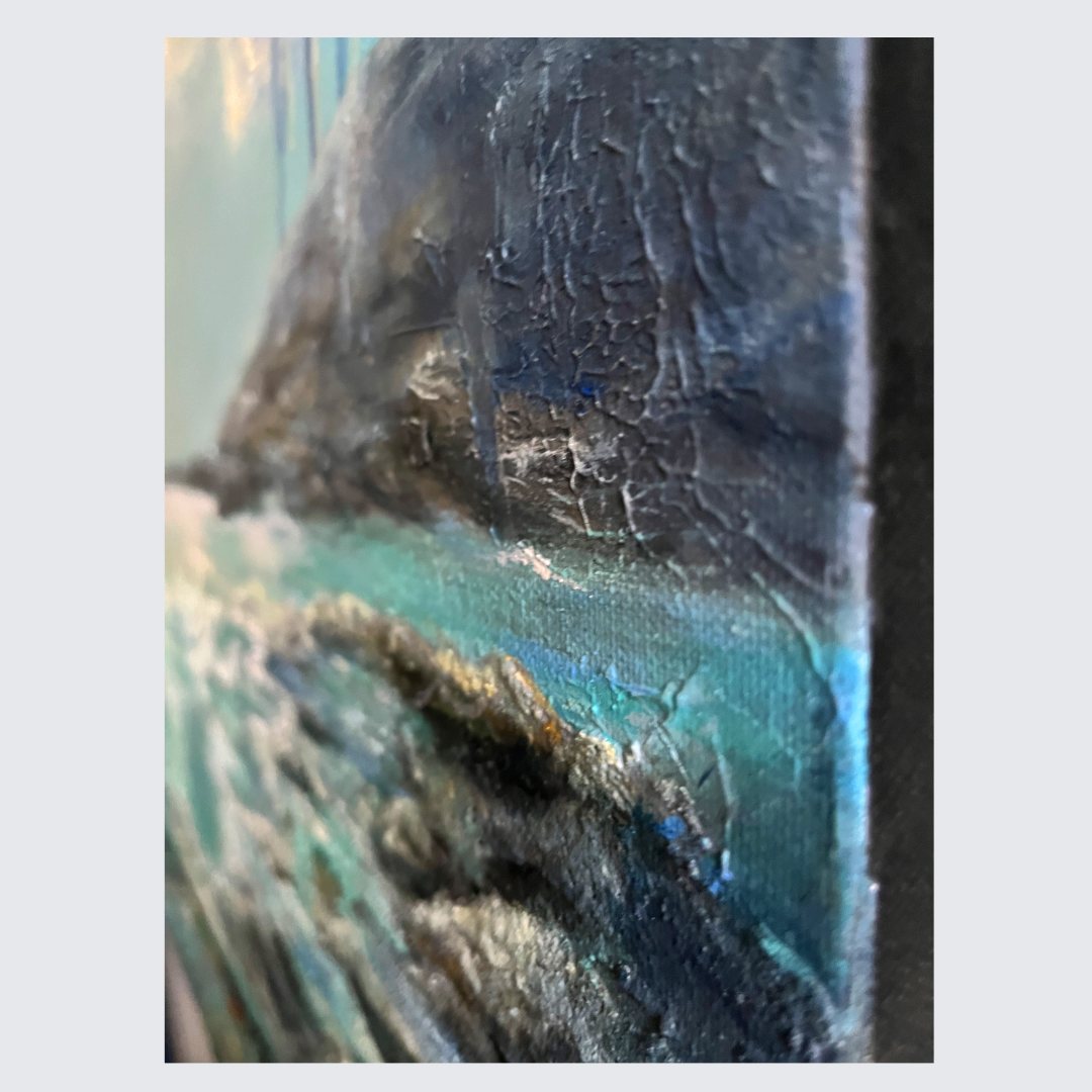 Magic in the Sky - Original Acrylic Painting - Image 8