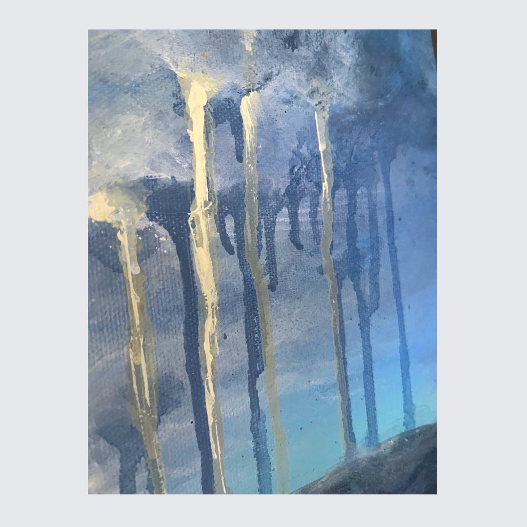 Magic in the Sky - Original Acrylic Painting - Image 10