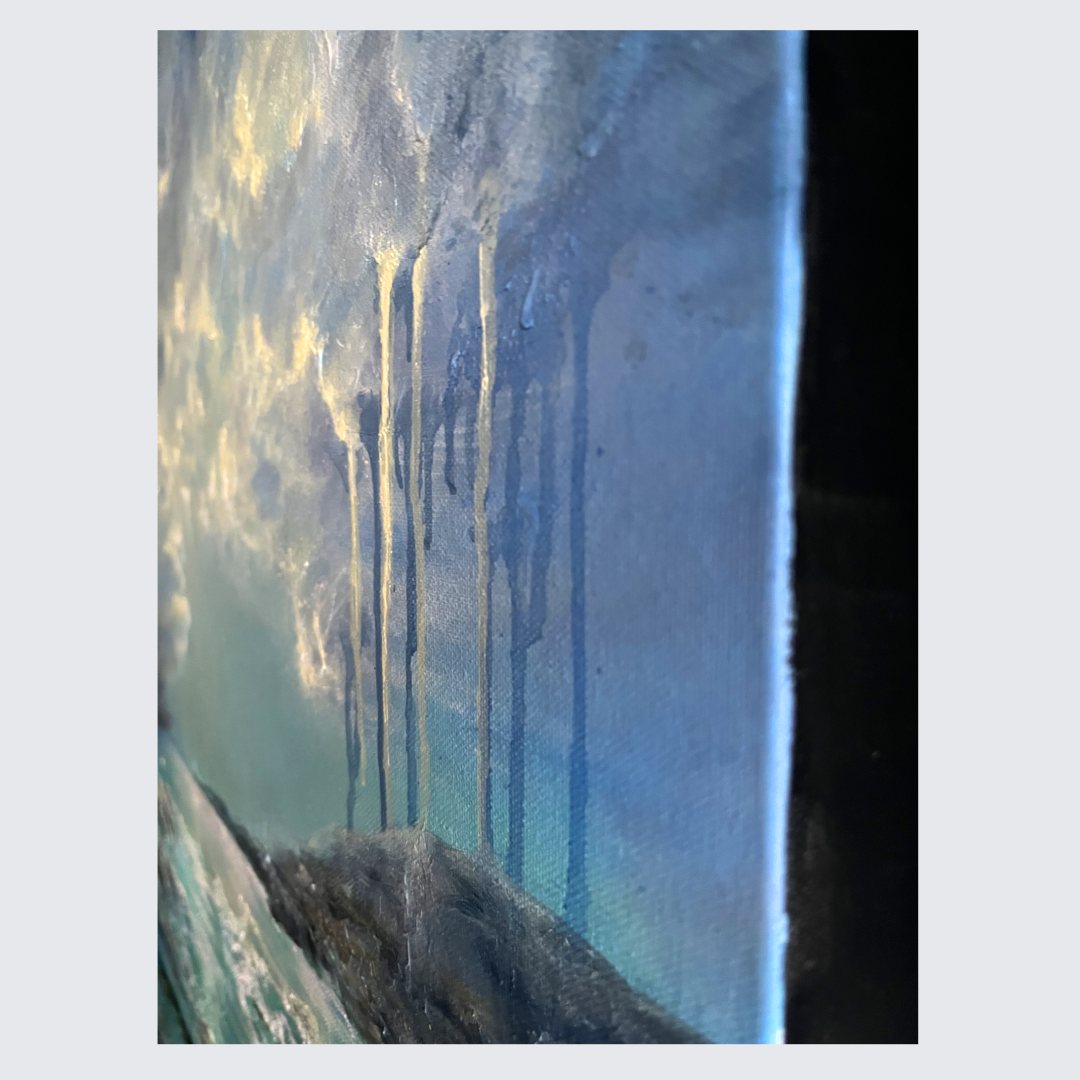 Magic in the Sky - Original Acrylic Painting - Image 7