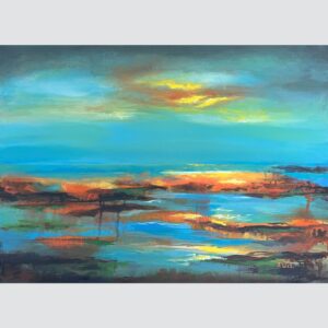 After the rain - original acrylic painting directly from the artist