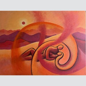 Love Story, original acrylic painting