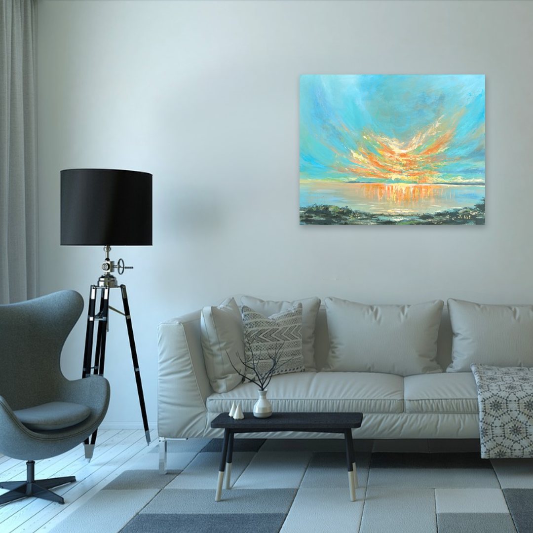 Reflection - Original Acrylic Painting - Image 2