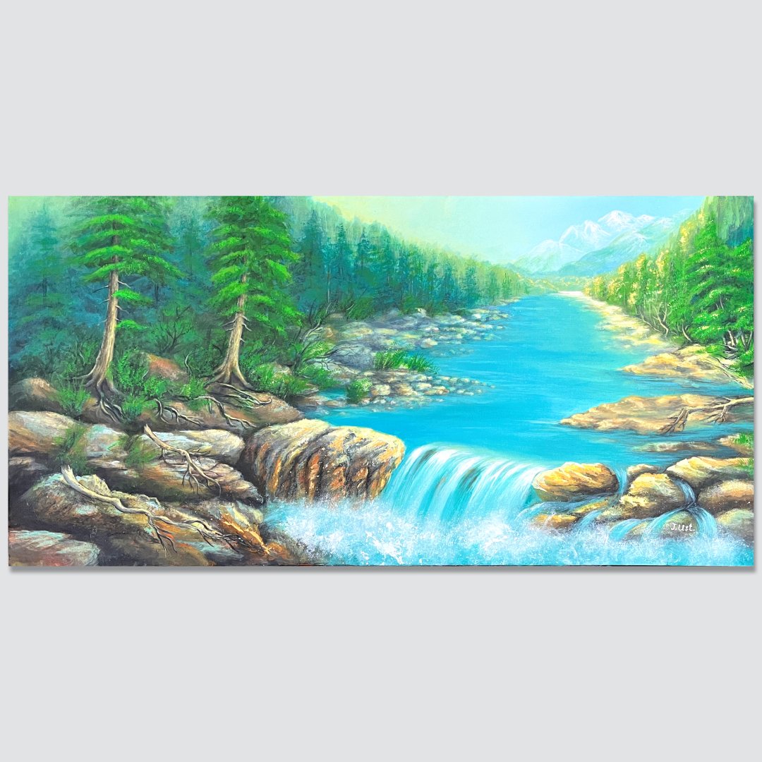 river energy original painting